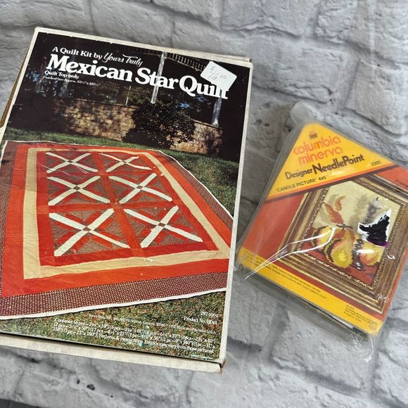 Lot Of 9 VTG Needlepoint Craft Kits Quilting Dimensions Cross-Stitch Embroidery - Picture 2 of 5